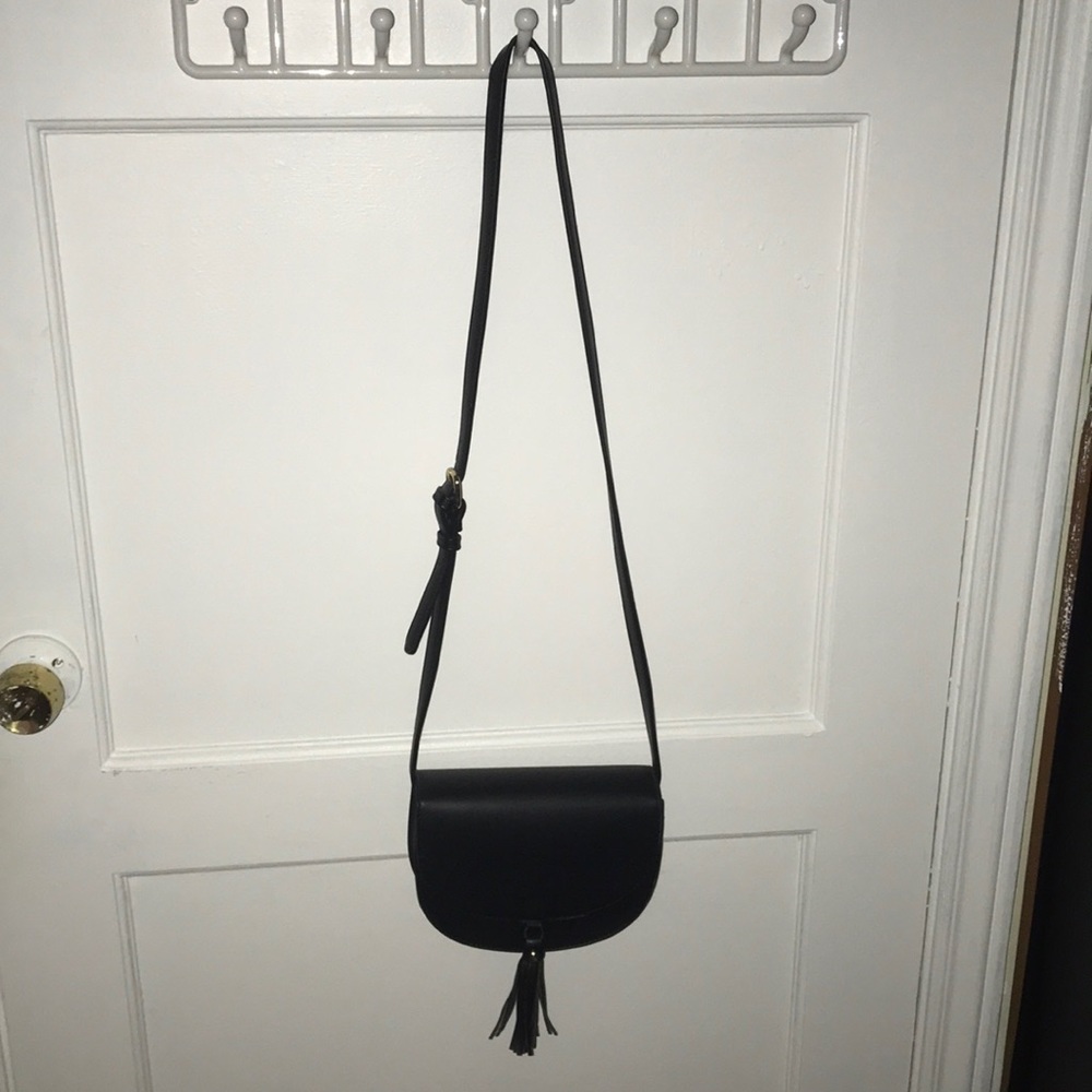 Black crossbody bag